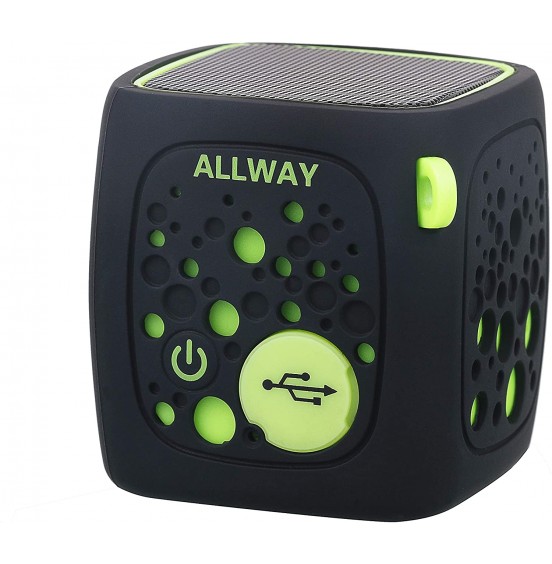 Small Bluetooth Speaker,ALLWAY Ultra Compact Mini Portable Bluetooth Speakers with Loud Stereo Sound,Rich bass,TF Card Port,164 Feet Bluetooth 5.0 Range for Laptop,iPhone,Echo,Car and More